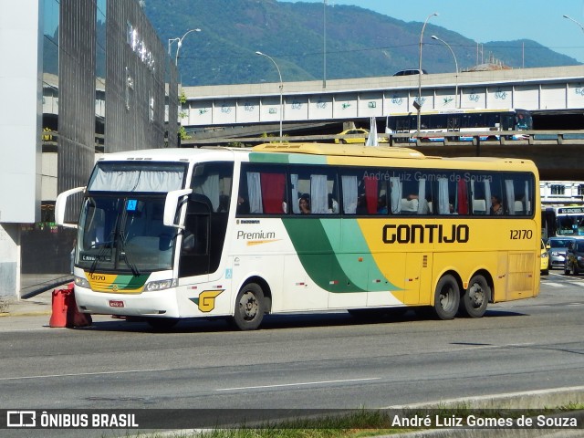 Empresa Gontijo de Transportes 12170 na cidade de Rio de Janeiro, Rio de Janeiro, Brasil, por André Luiz Gomes de Souza. ID da foto: 6871573.