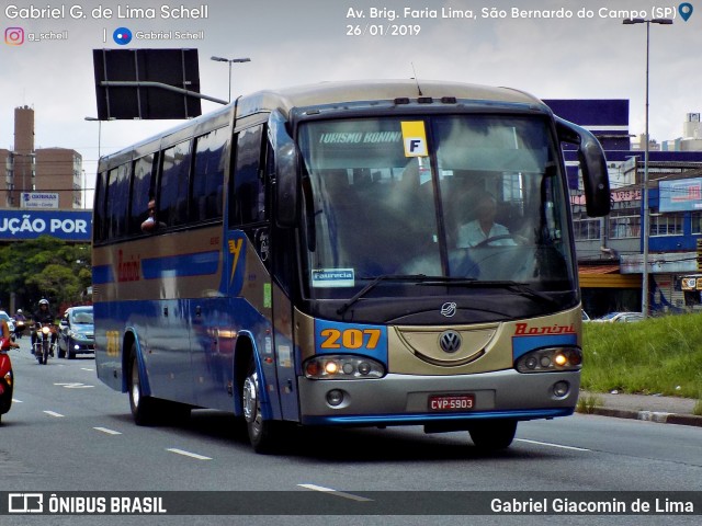 Transporte e Turismo Bonini 207 na cidade de São Bernardo do Campo, São Paulo, Brasil, por Gabriel Giacomin de Lima. ID da foto: 6871356.