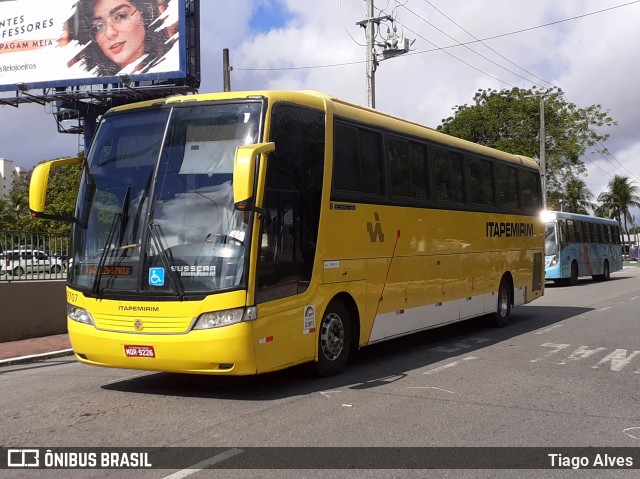 Viação Itapemirim 9707 na cidade de Fortaleza, Ceará, Brasil, por Tiago Alves. Número da foto: #6870288.