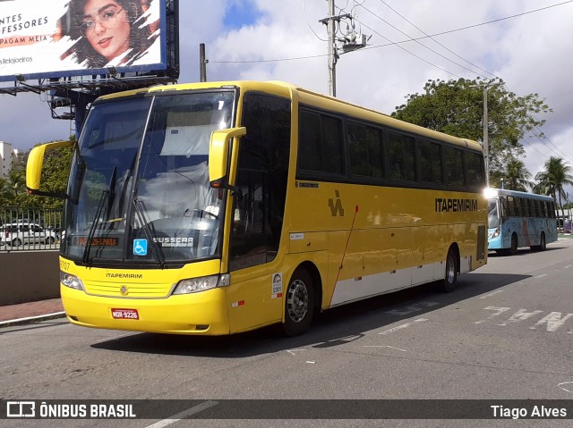 Viação Itapemirim 9707 na cidade de Fortaleza, Ceará, Brasil, por Tiago Alves. ID da foto: 6870288.