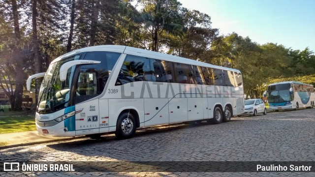 Auto Viação Catarinense 3389 na cidade de Joinville, Santa Catarina, Brasil, por Paulinho Sartor. Número da foto: #6871397.