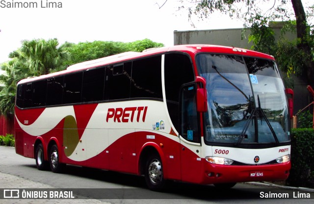 Viação Pretti 5000 na cidade de Vitória, Espírito Santo, Brasil, por Saimom  Lima. Número da foto: #6871068.