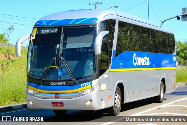 Viação Cometa 17201 na cidade de Campinas, São Paulo, Brasil, por Matheus Gabriel dos Santos. Número da foto: #6871916.