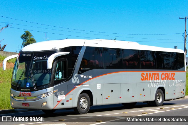 Viação Santa Cruz 212140 na cidade de Campinas, São Paulo, Brasil, por Matheus Gabriel dos Santos. ID da foto: 6871950.