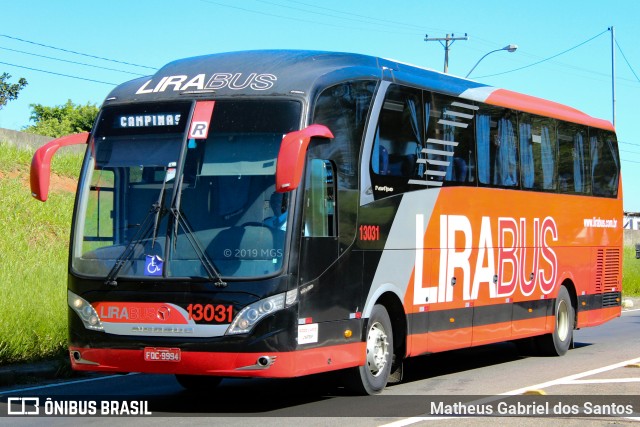 Lirabus 13031 na cidade de Campinas, São Paulo, Brasil, por Matheus Gabriel dos Santos. Número da foto: #6871864.