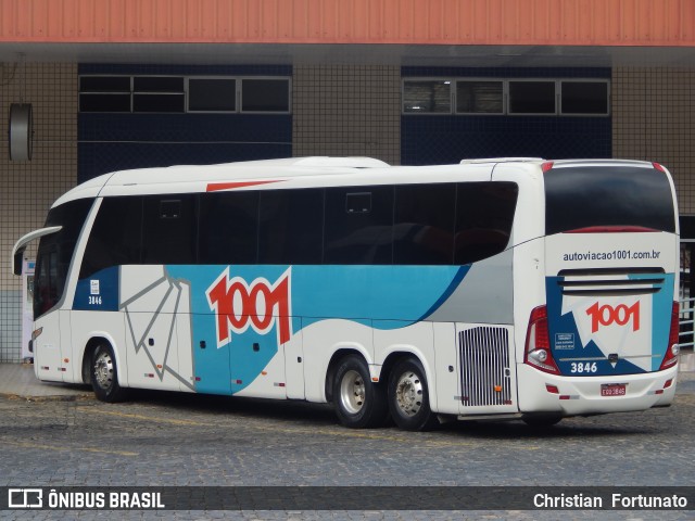 Auto Viação 1001 3846 na cidade de Manhuaçu, Minas Gerais, Brasil, por Christian  Fortunato. ID da foto: 6871079.