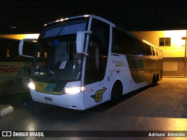 Empresa Gontijo de Transportes 12055 na cidade de Ponte Nova, Minas Gerais, Brasil, por Adriano  Almeida. ID da foto: 6934555.