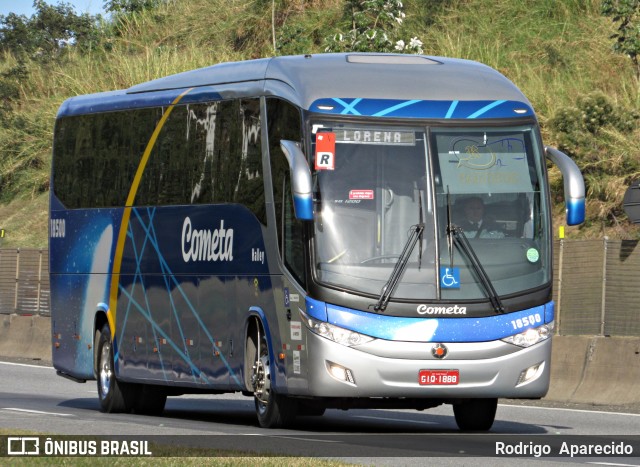 Viação Cometa 18500 na cidade de Aparecida, São Paulo, Brasil, por Rodrigo  Aparecido. Número da foto: #6934743.