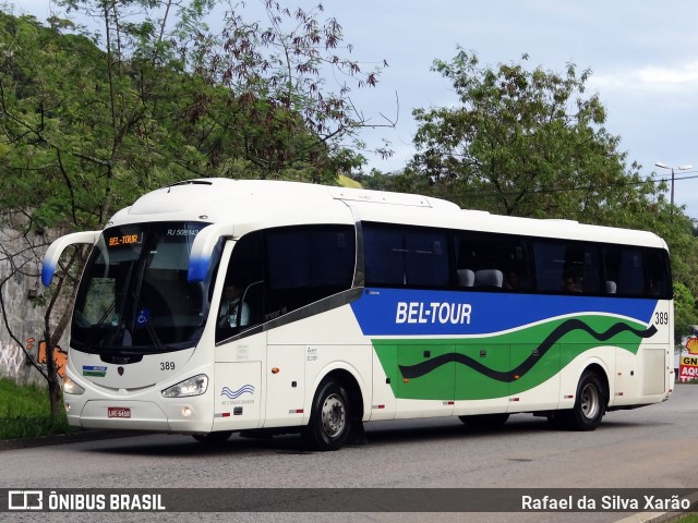 Bel-Tour Transportes e Turismo 389 na cidade de Petrópolis, Rio de Janeiro, Brasil, por Rafael da Silva Xarão. Número da foto: #6934620.