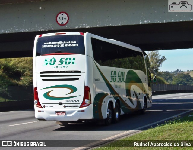 Só Sol Turismo 30000 na cidade de Aparecida, São Paulo, Brasil, por Rudnei Aparecido da Silva. Número da foto: #6933664.