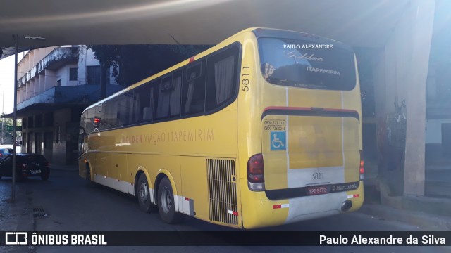 Viação Itapemirim 5811 na cidade de Belo Horizonte, Minas Gerais, Brasil, por Paulo Alexandre da Silva. Número da foto: #6934011.