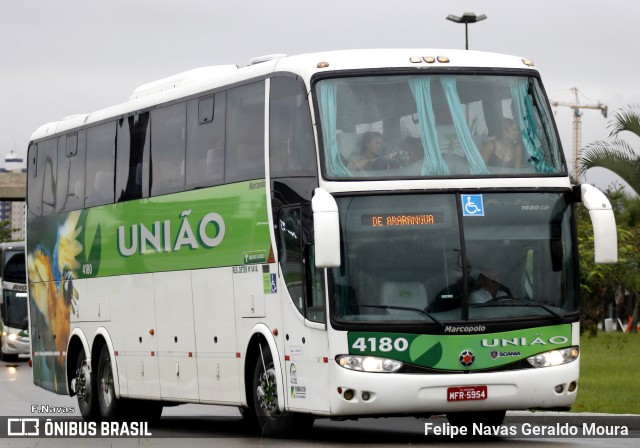 Empresa União de Transportes 4180 na cidade de Florianópolis, Santa Catarina, Brasil, por Felipe Navas Geraldo Moura . ID da foto: 6933122.