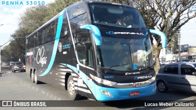 Empresa de Ônibus Nossa Senhora da Penha 53050 na cidade de Curitiba, Paraná, Brasil, por Lucas Weber Calizario. Número da foto: #6960001.