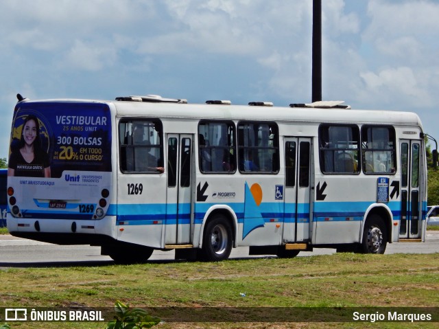 Viação Progresso 1269 na cidade de Aracaju, Sergipe, Brasil, por Sergio Marques . ID da foto: 6960195.