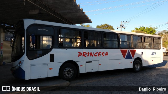 Viação Princesa da Serra 224 na cidade de Valença, Rio de Janeiro, Brasil, por Danilo  Ribeiro. Número da foto: #6961585.