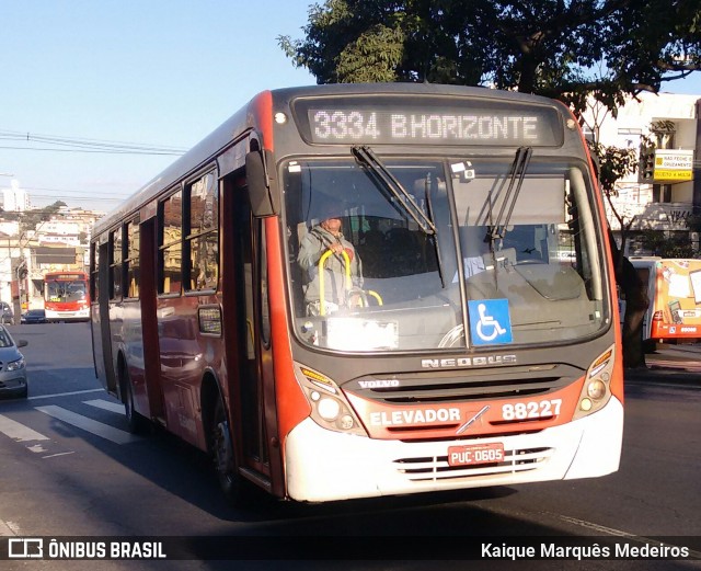 Viação Novo Retiro 88227 na cidade de Belo Horizonte, Minas Gerais, Brasil, por Kaique Marquês Medeiros . ID da foto: 6961992.