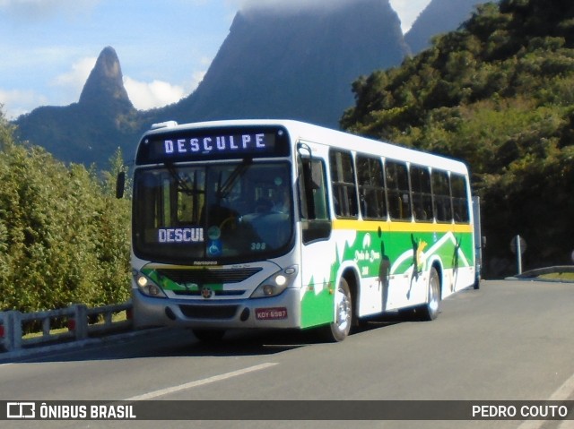 Viação Dedo de Deus 308 na cidade de Teresópolis, Rio de Janeiro, Brasil, por PEDRO COUTO. Número da foto: #6959898.