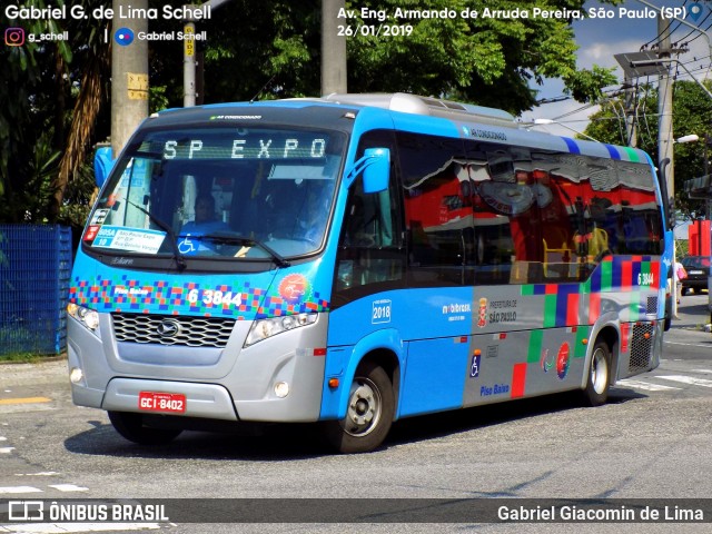 Viação Paratodos > São Jorge > Metropolitana São Paulo > Mobibrasil 6 3844 na cidade de São Paulo, São Paulo, Brasil, por Gabriel Giacomin de Lima. Número da foto: #6964118.