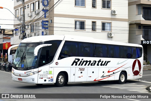 Rimatur Transportes 7600 na cidade de Balneário Camboriú, Santa Catarina, Brasil, por Felipe Navas Geraldo Moura . ID da foto: 6962501.