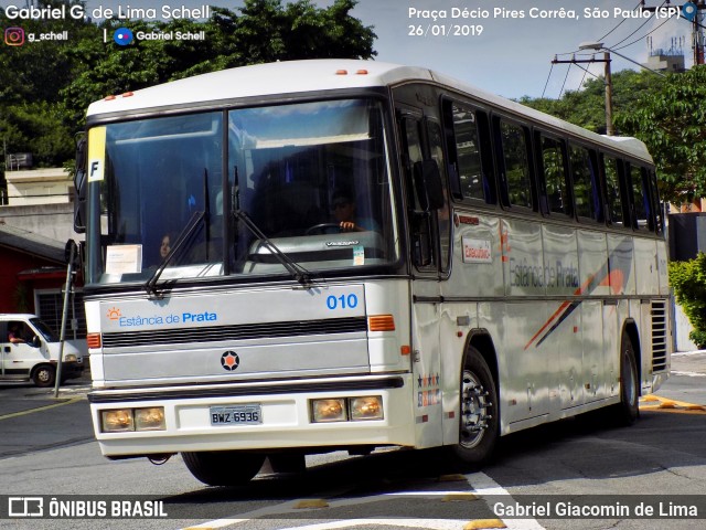 Transportes e Turismo Estância de Prata 010 na cidade de São Paulo, São Paulo, Brasil, por Gabriel Giacomin de Lima. ID da foto: 6964088.