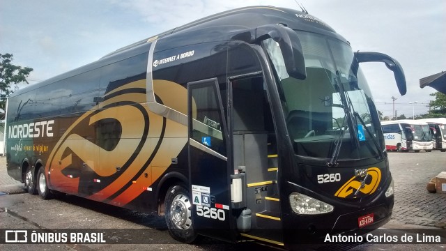 Expresso Nordeste 5260 na cidade de Rio de Janeiro, Rio de Janeiro, Brasil, por Antonio Carlos de Lima. Número da foto: #6962193.