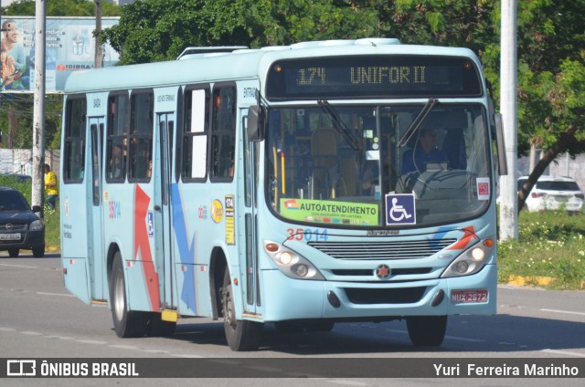 Rota Sol > Vega Transporte Urbano 35014 na cidade de Fortaleza, Ceará, Brasil, por Yuri Ferreira Marinho. ID da foto: 6962170.