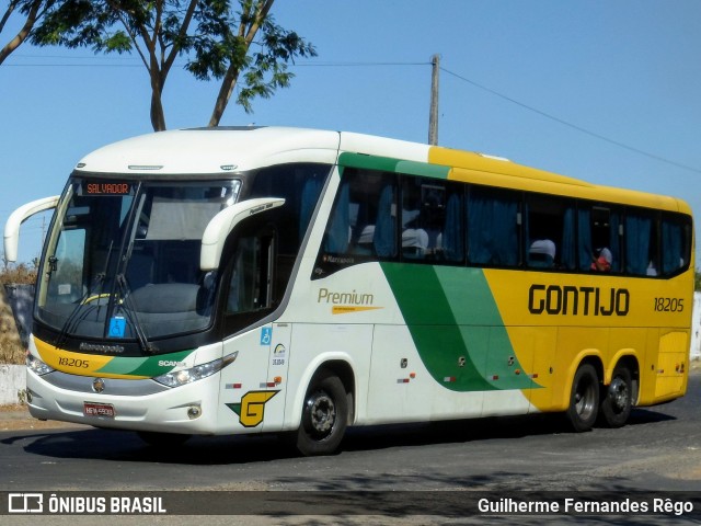 Empresa Gontijo de Transportes 18205 na cidade de Teresina, Piauí, Brasil, por Guilherme Fernandes Rêgo. Número da foto: #6963911.