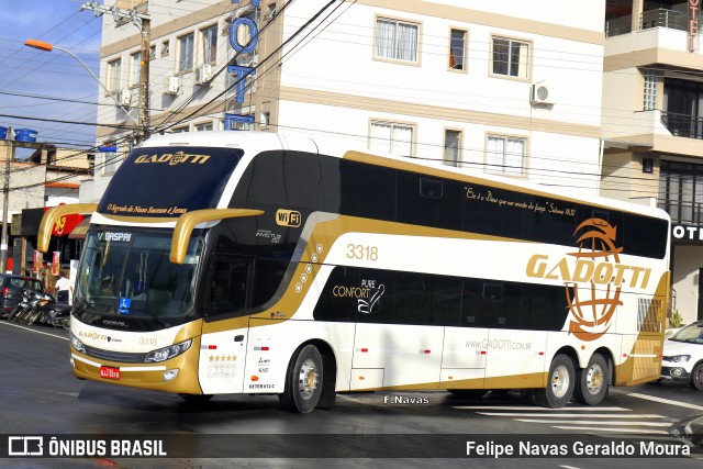 Auto Viação Gadotti 3318 na cidade de Balneário Camboriú, Santa Catarina, Brasil, por Felipe Navas Geraldo Moura . ID da foto: 6962191.