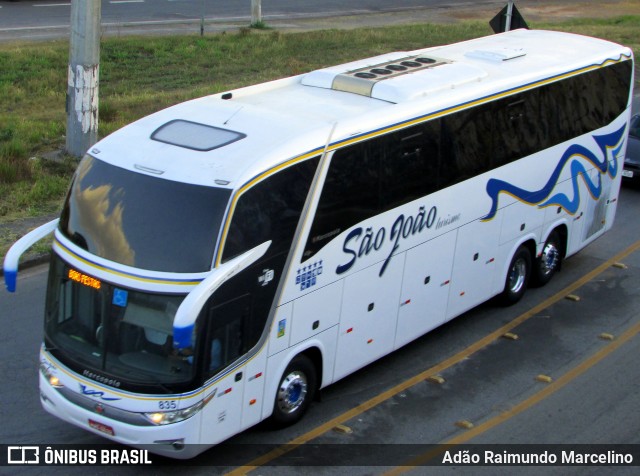 São João Turismo 835 na cidade de Belo Horizonte, Minas Gerais, Brasil, por Adão Raimundo Marcelino. ID da foto: 6964726.