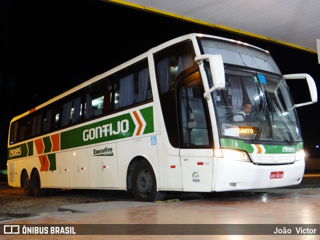 Empresa Gontijo de Transportes 21085 na cidade de Feira de Santana, Bahia, Brasil, por João Victor. ID da foto: 6963170.