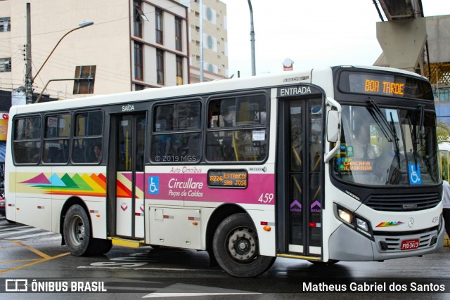 Auto Omnibus Circullare 459 na cidade de Poços de Caldas, Minas Gerais, Brasil, por Matheus Gabriel dos Santos. ID da foto: 6964792.