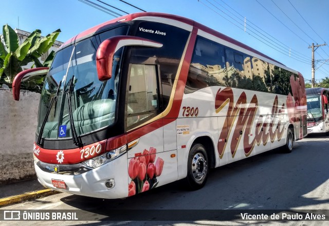 Mult Fretamento e Turismo 7300 na cidade de Aparecida, São Paulo, Brasil, por Vicente de Paulo Alves. ID da foto: 6963952.