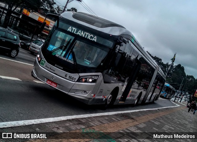 Viação Cidade Dutra 6 1661 na cidade de São Paulo, São Paulo, Brasil, por Matheus Medeiros. ID da foto: 6962657.