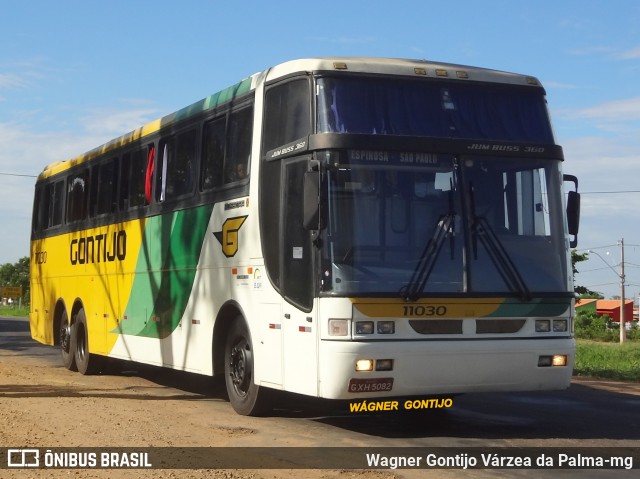 Empresa Gontijo de Transportes 11030 na cidade de Várzea da Palma, Minas Gerais, Brasil, por Wagner Gontijo Várzea da Palma-mg. Número da foto: #6964837.