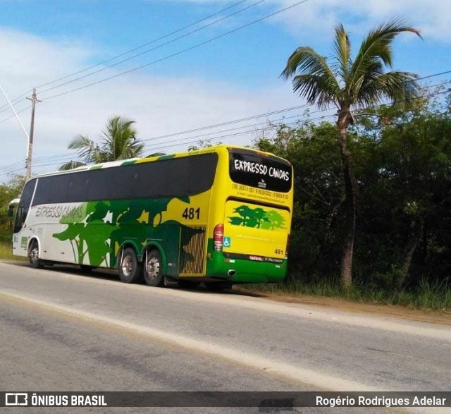 Expresso Canoas 481 na cidade de Porto Seguro, Bahia, Brasil, por Rogério Rodrigues Adelar. Número da foto: #6962688.