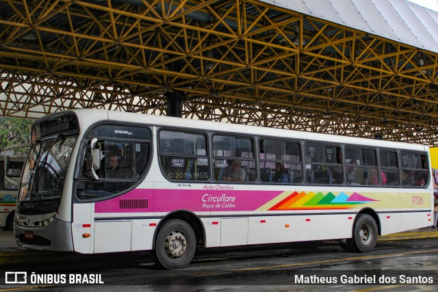 Auto Omnibus Circullare 9126 na cidade de Poços de Caldas, Minas Gerais, Brasil, por Matheus Gabriel dos Santos. Número da foto: #6964733.
