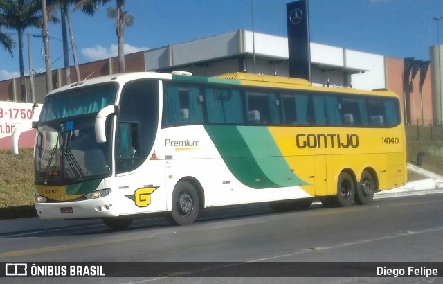 Empresa Gontijo de Transportes 14140 na cidade de Formiga, Minas Gerais, Brasil, por Diego Felipe. ID da foto: 6962519.