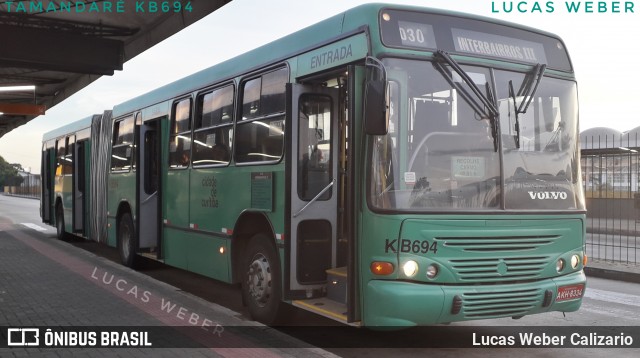Viação Tamandaré KB694 na cidade de Curitiba, Paraná, Brasil, por Lucas Weber Calizario. Número da foto: #6965226.