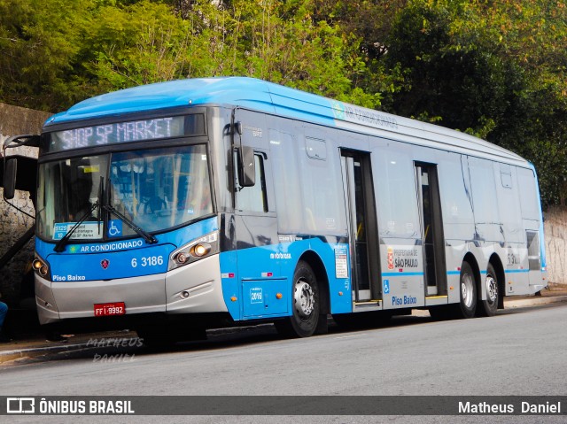Viação Paratodos > São Jorge > Metropolitana São Paulo > Mobibrasil 6 3186 na cidade de São Paulo, São Paulo, Brasil, por Matheus  Daniel. Número da foto: #6965458.