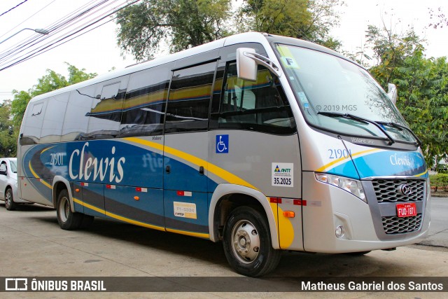 Viação Clewis 21901 na cidade de Poços de Caldas, Minas Gerais, Brasil, por Matheus Gabriel dos Santos. Número da foto: #6966822.