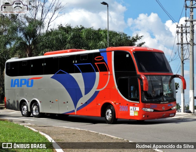 Viação Santana Iapó 2600 na cidade de São Paulo, São Paulo, Brasil, por Rudnei Aparecido da Silva. ID da foto: 6966496.