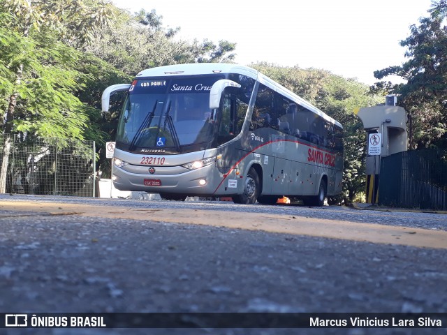 Viação Santa Cruz 232110 na cidade de São Paulo, São Paulo, Brasil, por Marcus Vinicius Lara Silva. ID da foto: 6966372.