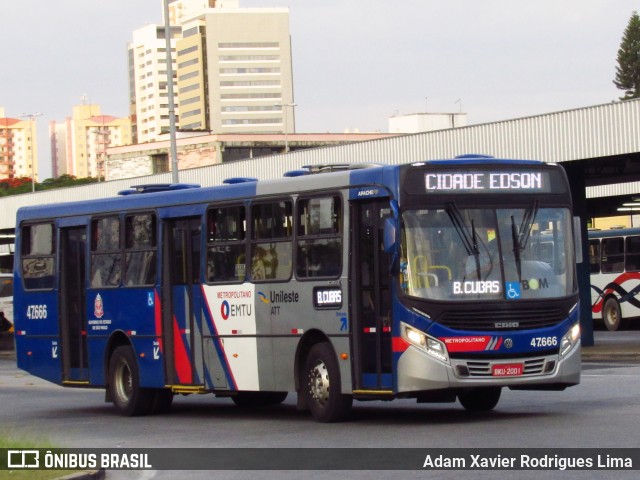ATT - Alto Tietê Transportes 47.666 na cidade de Mogi das Cruzes, São Paulo, Brasil, por Adam Xavier Rodrigues Lima. Número da foto: #6969537.