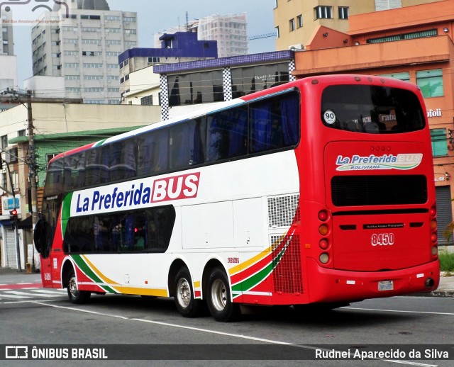 La Preferida Bus 8450 na cidade de São Paulo, São Paulo, Brasil, por Rudnei Aparecido da Silva. ID da foto: 6968805.