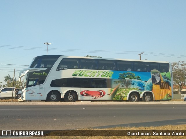 Eucatur - Empresa União Cascavel de Transportes e Turismo 4920 na cidade de Ji-Paraná, Rondônia, Brasil, por Gian Lucas  Santana Zardo. ID da foto: 6968250.