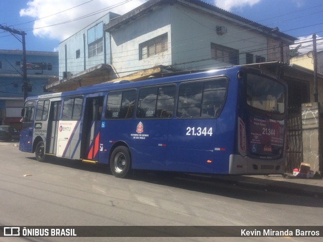 Viação Osasco 21.344 na cidade de Osasco, São Paulo, Brasil, por Kevin Miranda Barros. ID da foto: 6970518.