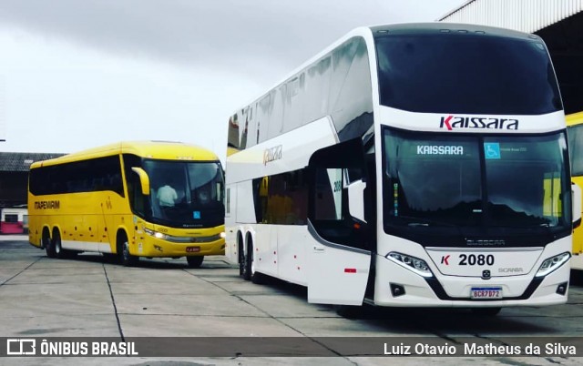 Kaissara - Viação Caiçara 2080 na cidade de Rio de Janeiro, Rio de Janeiro, Brasil, por Luiz Otavio Matheus da Silva. Número da foto: #6968575.