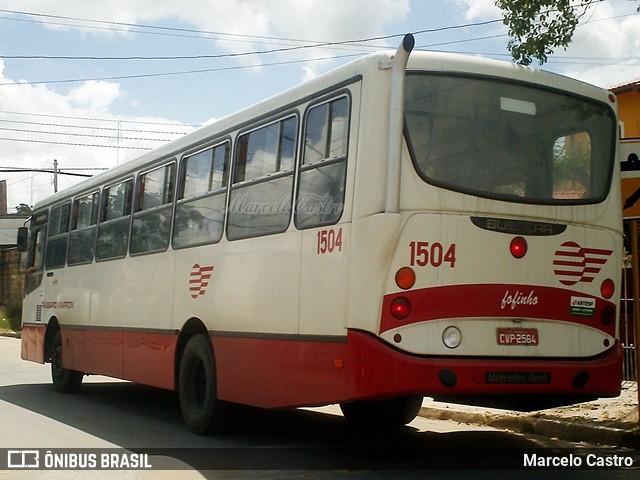 Empresa de Ônibus Pássaro Marron 1504 na cidade de Potim, São Paulo, Brasil, por Marcelo Castro. ID da foto: 6969968.