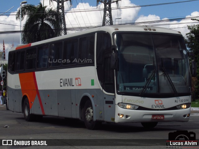 Evanil Transportes e Turismo RJ 132.044 na cidade de Nova Iguaçu, Rio de Janeiro, Brasil, por Lucas Alvim. ID da foto: 6968800.