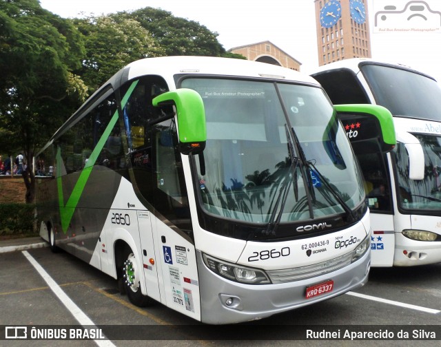 Nova Opção Turismo 2860 na cidade de Aparecida, São Paulo, Brasil, por Rudnei Aparecido da Silva. ID da foto: 6968823.